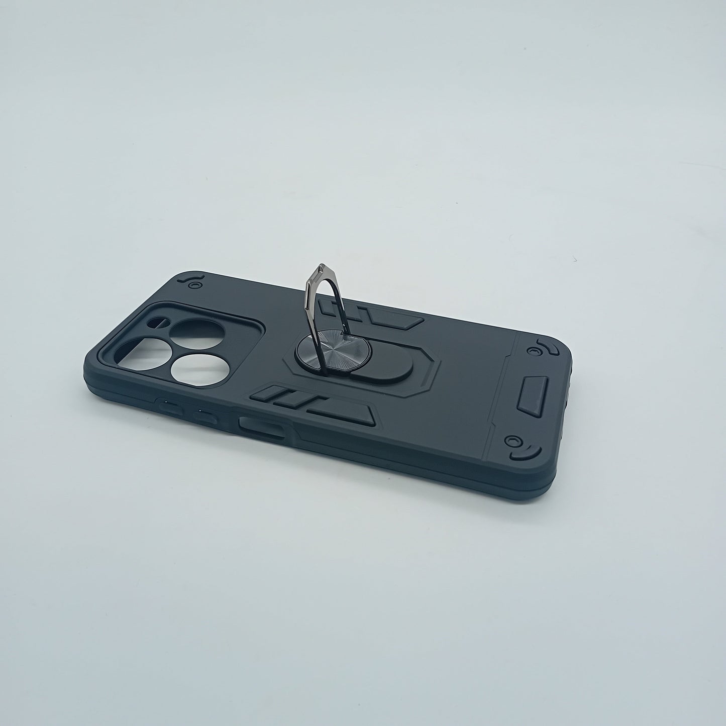 itel A50 Hard PC Case with ring holder Shockproof Slim back Cover