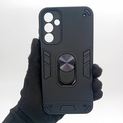 Samsung M15 Hard PC Case with ring holder Shockproof Slim back Cover