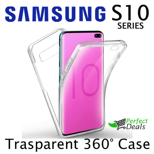 Silicone Clear 360° Case for Samsung S10