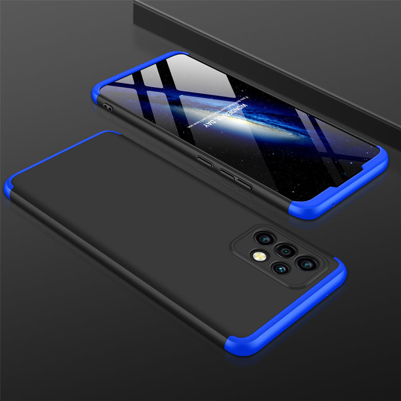LEEKA Samsung A72 Full 3in1 Cover 360º Shockproof Armour Hard Matte PC Case
