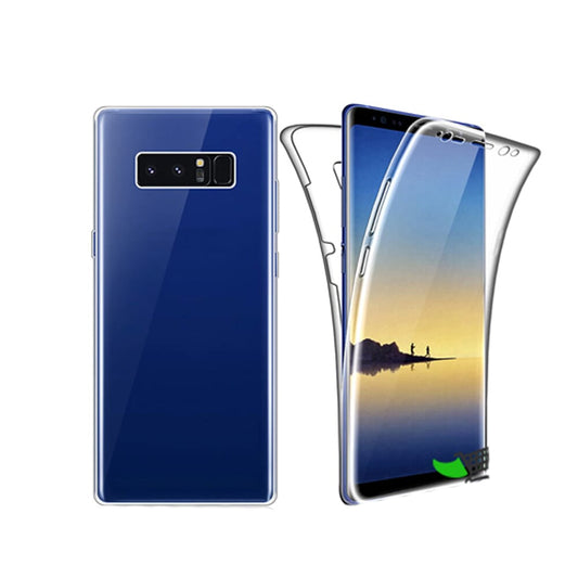 Silicone Clear 360° Case for Samsung Note 8