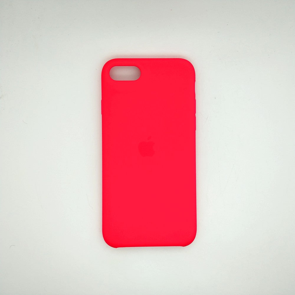 apple silicone case Velvet inner cover Hard back cover for iPhone 7 / 8