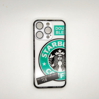 Starbucks Full Camera Lens Protective Hard Shel PC Case For apple iPhone 14 Pro
