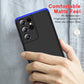 LEEKA Samsung S21 Ultra Full 3in1 Cover 360º Shockproof Armour Hard Matte PC Case