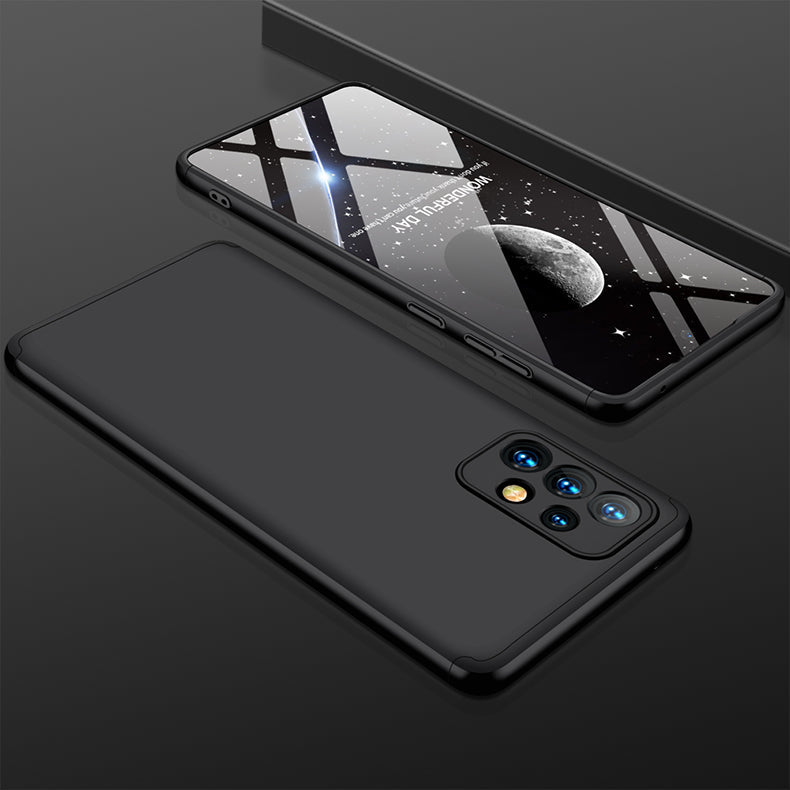 LEEKA Samsung A73 Full 3in1 Cover 360º Shockproof Armour Hard Matte PC Case