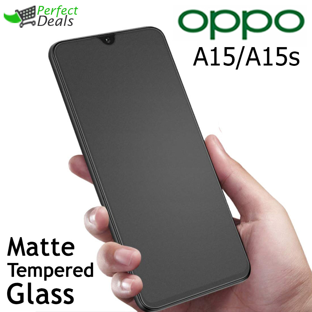 Matte Tempered Glass Screen Protector for OPPO A15 and OPPO A15s