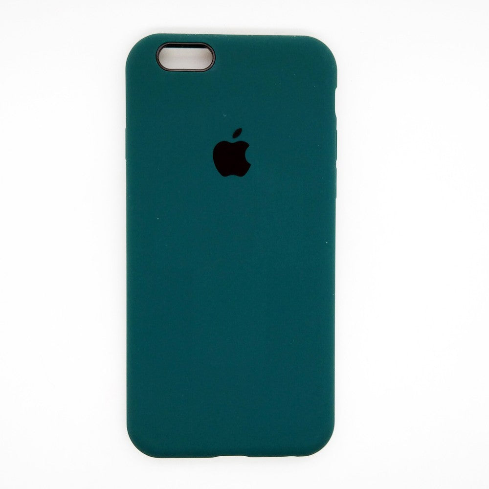 apple silicone case Velvet inner cover Hard back cover for iPhone 6 / 6s