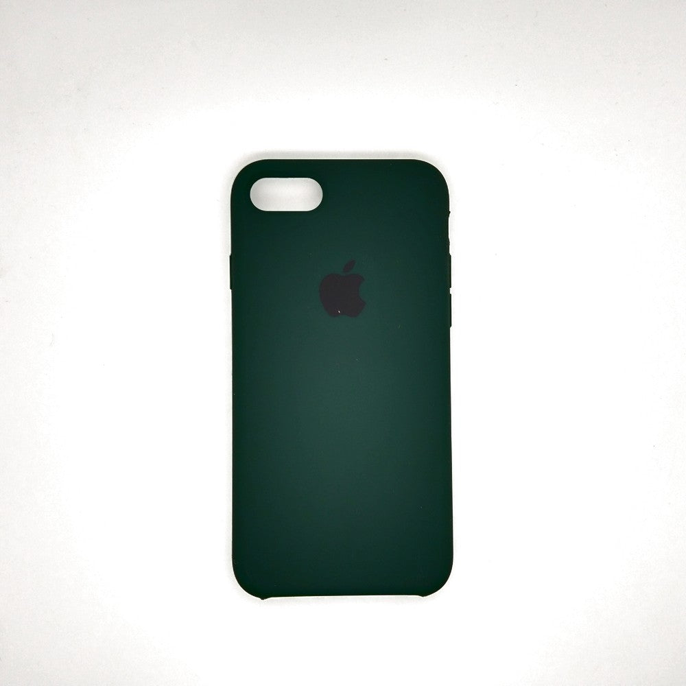 apple silicone case Velvet inner cover Hard back cover for iPhone 7 / 8