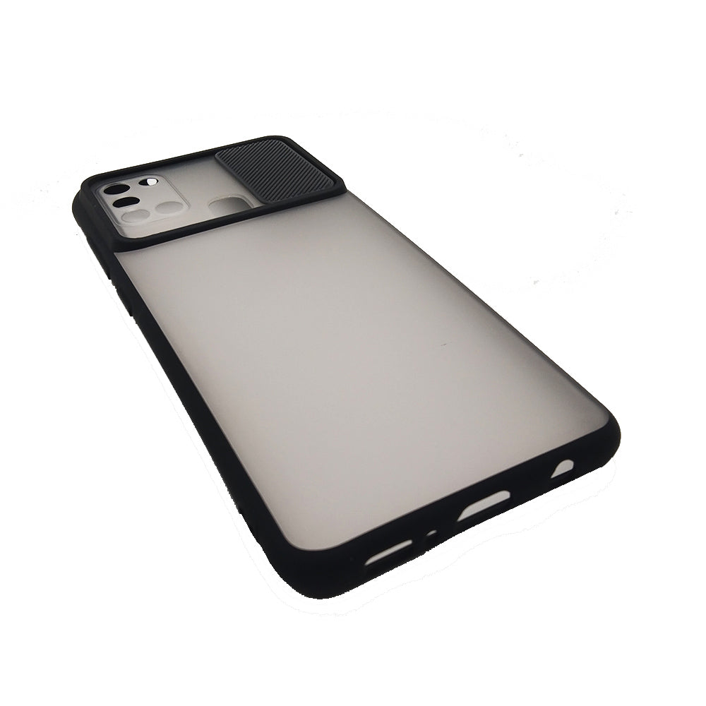Camera Protection Slide PC+TPU case for Samsung A21s