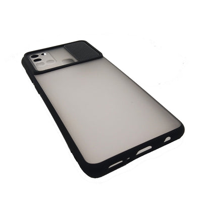 Camera Protection Slide PC+TPU case for Samsung A21s