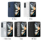LEEKA Elastic Wristband Strap Silicone Fall Prevention Phone Case for Samsung Galaxy Z Fold 5