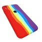 Latest Rainbow Silicone case for apple iPhone Xs Max