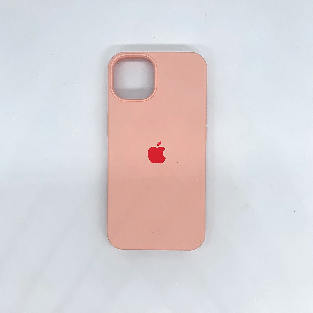 apple silicone case Velvet inner cover Hard back cover for iPhone 13