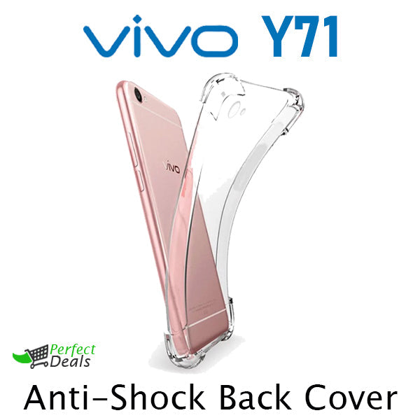 AntiShock Clear Back Cover Soft Silicone TPU Bumper case for Huawei Y71