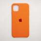 apple silicone case Velvet inner cover Hard back cover for iPhone 11