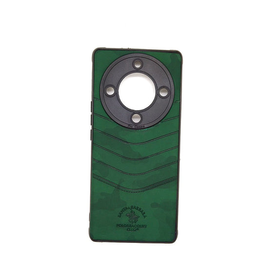 HONOR X9a POLO clothe texture case velvet Back Cover Green