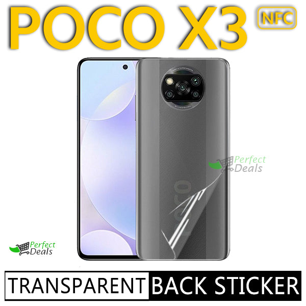 Clear Skin Back Sticker for Xiaomi Mi POCO X3