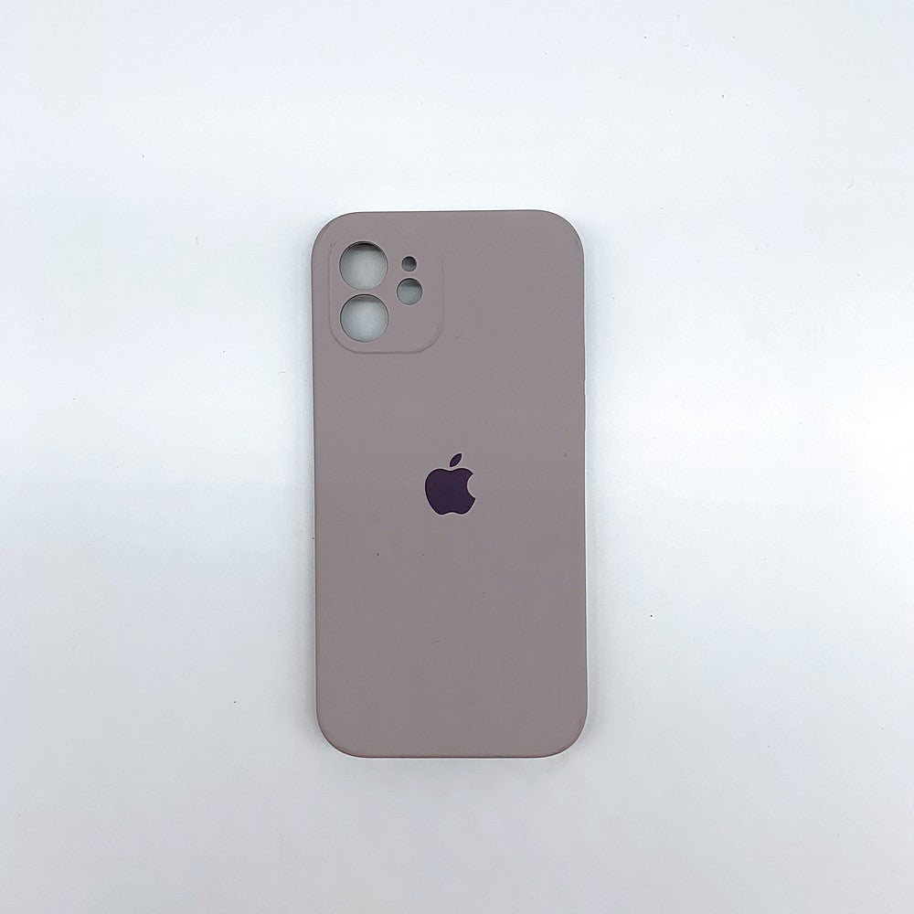 apple silicone case Velvet inner cover Hard back cover for iPhone 12
