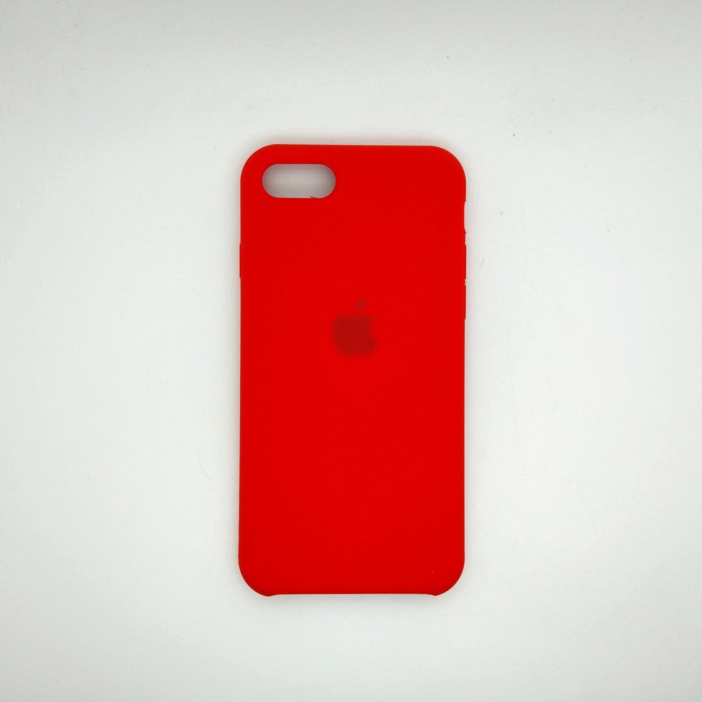 apple silicone case Velvet inner cover Hard back cover for iPhone 7 / 8