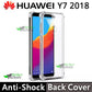 AntiShock Clear Back Cover Soft Silicone TPU Bumper case for Huawei Y7 2018