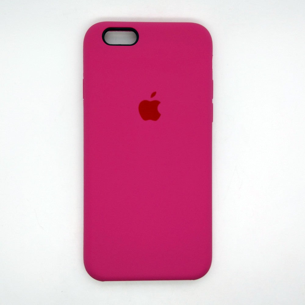apple silicone case Velvet inner cover Hard back cover for iPhone 6 / 6s