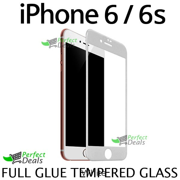 Screen Protector Tempered Glass for apple iPhone 6 / iPhone 6s White
