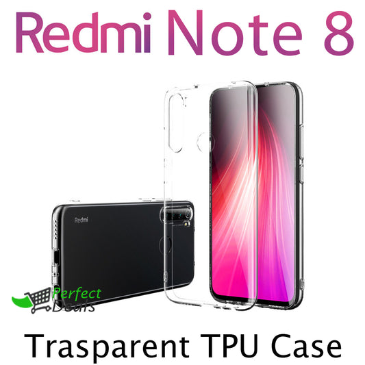 Transparent Clear TPU Case for Redmi Note 8