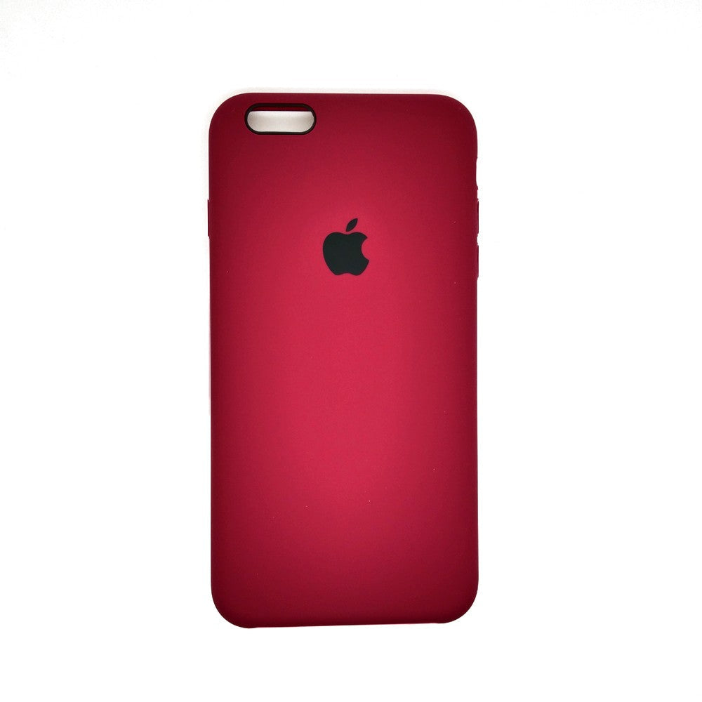 apple silicone case Velvet inner cover Hard back cover for iPhone 6 Plus / 6s Plus