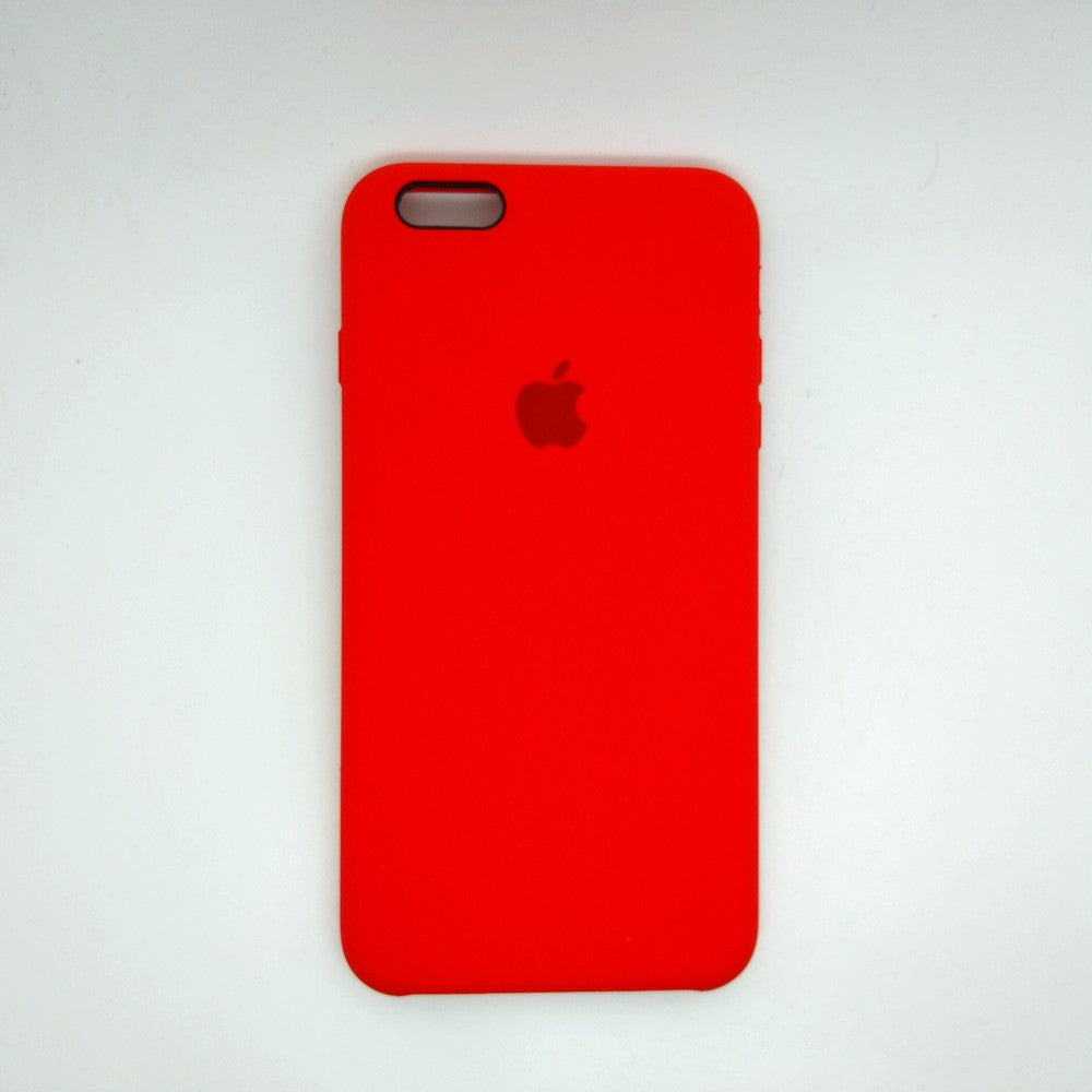 apple silicone case Velvet inner cover Hard back cover for iPhone 6 Plus / 6s Plus
