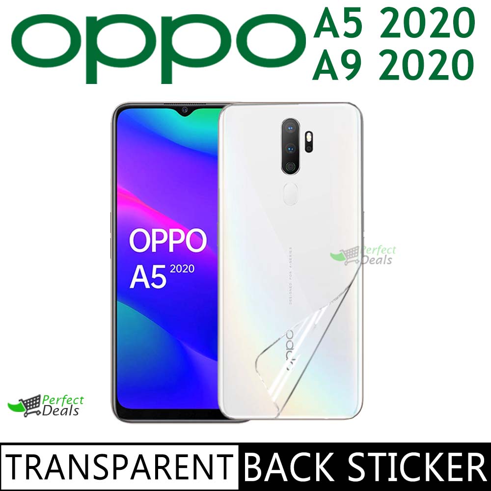 Clear Skin Back Sticker for OPPO A5 2020