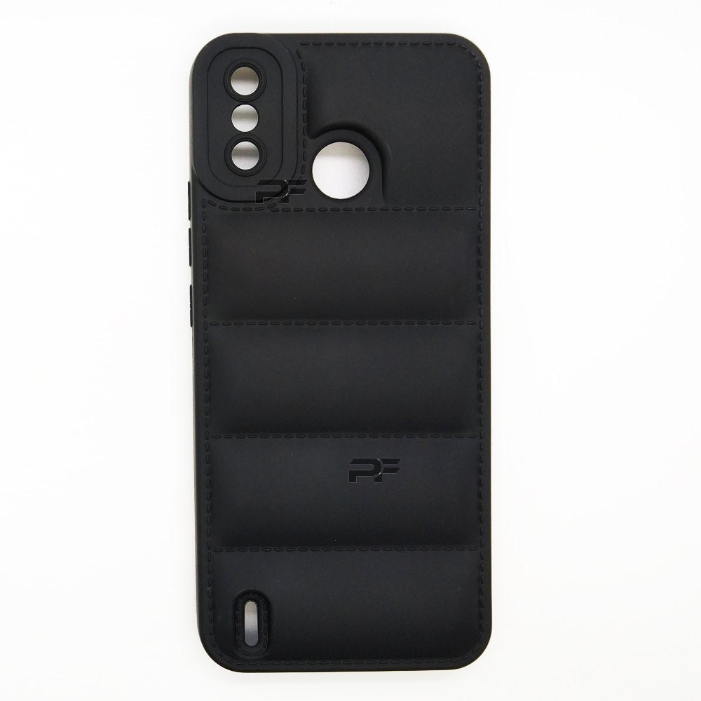 Puffer Case Jacket Cushion Back Cover for Techno SPARK 6 GO