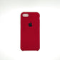 apple silicone case Velvet inner cover Hard back cover for iPhone 7 / 8