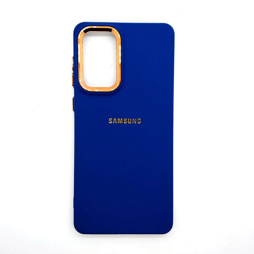 Gold Camera Protection Back Cover for Samsung A73 5G