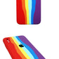 Latest Rainbow Silicone case for apple iPhone Xs Max