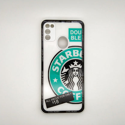 M21 Starbucks Series High Quality Perfect Cover Full Lens Protective Transparent TPU Case For Samsung M21