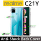 AntiShock Clear Back Cover Soft Silicone TPU Bumper case for Realme C21Y