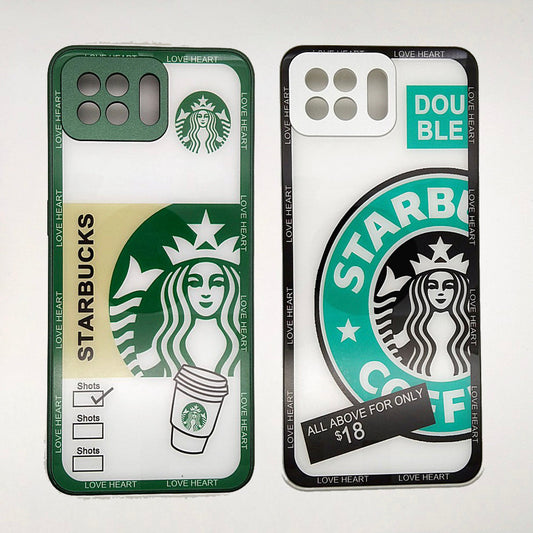 Starbucks Full Camera Lens Protective Hard Shel PC Case For OPPO F17