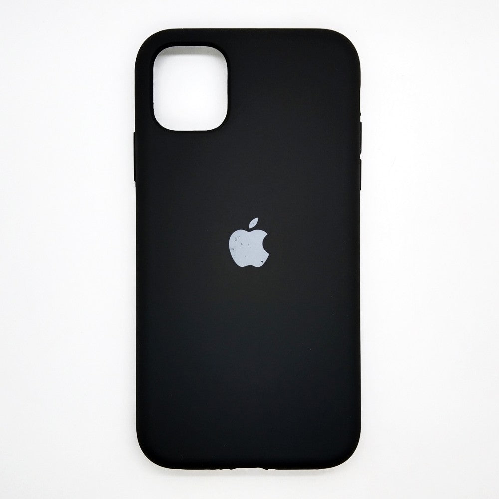 apple silicone case Velvet inner cover Hard back cover for iPhone 11
