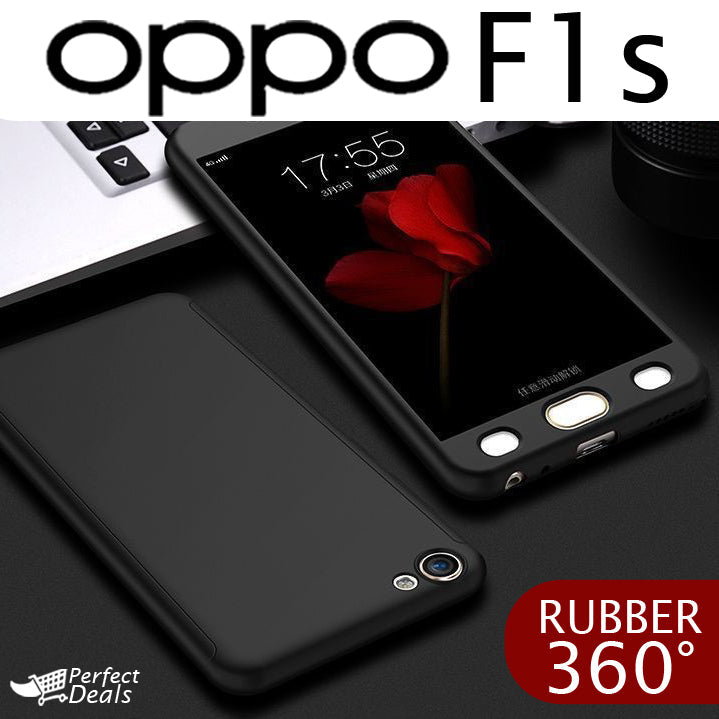 Rubber 360° TPU Case for OPPO F1s