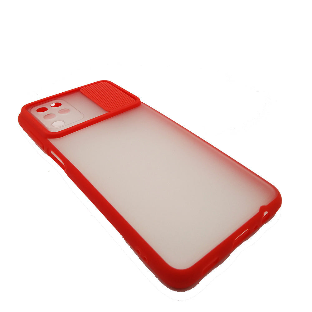 Camera Protection Slide PC+TPU case for Samsung A12