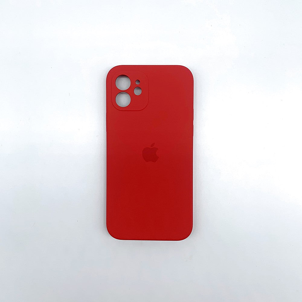 apple silicone case Velvet inner cover Hard back cover for iPhone 12