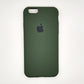 apple silicone case Velvet inner cover Hard back cover for iPhone 6 / 6s