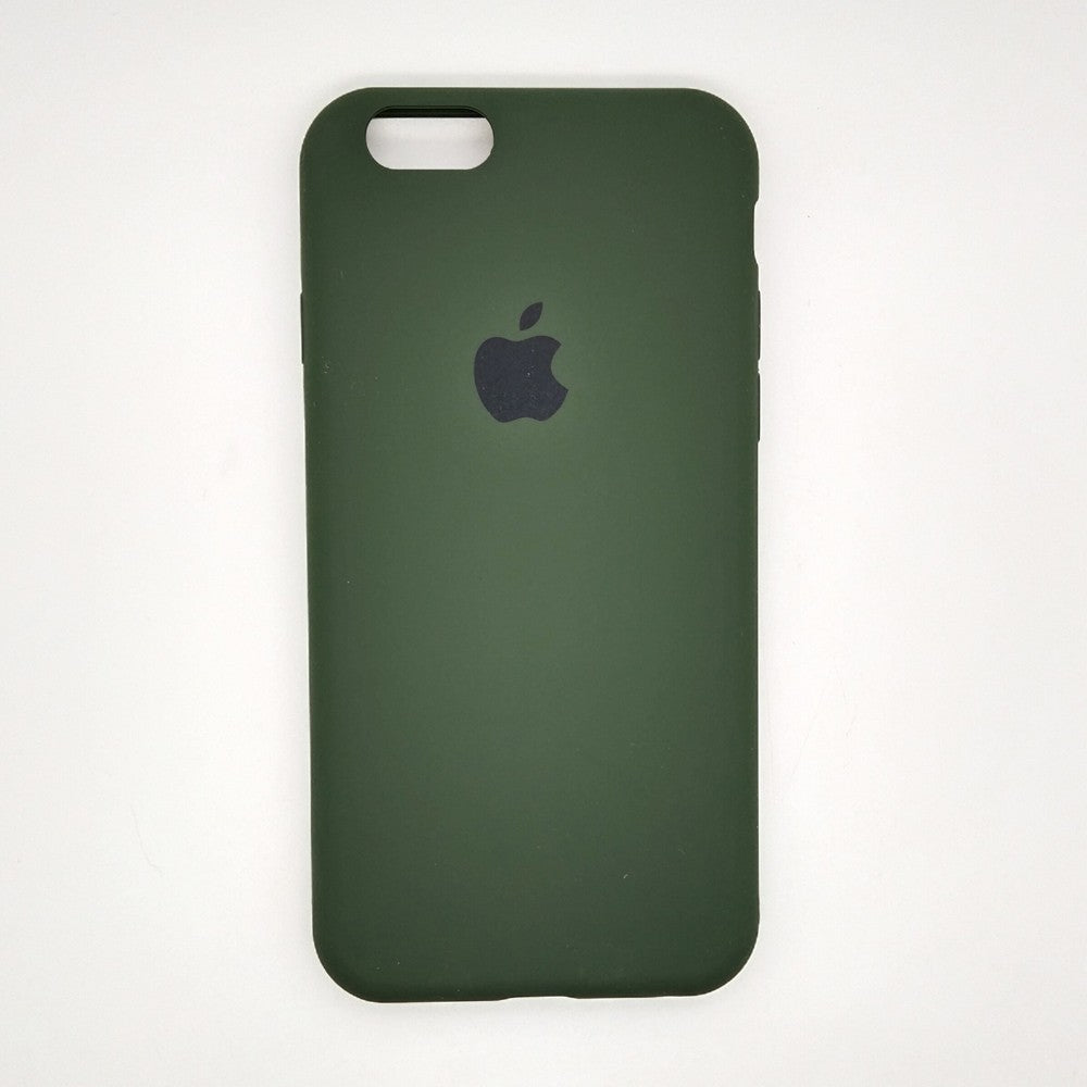 apple silicone case Velvet inner cover Hard back cover for iPhone 6 / 6s