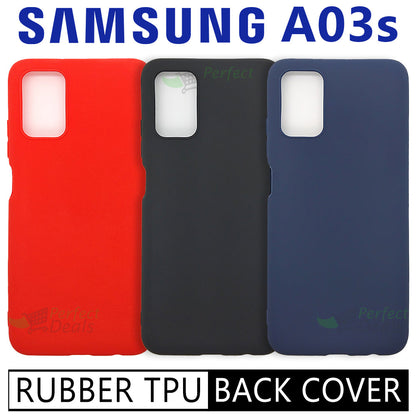 Slim Rubber fit back cover for Samsung A03s