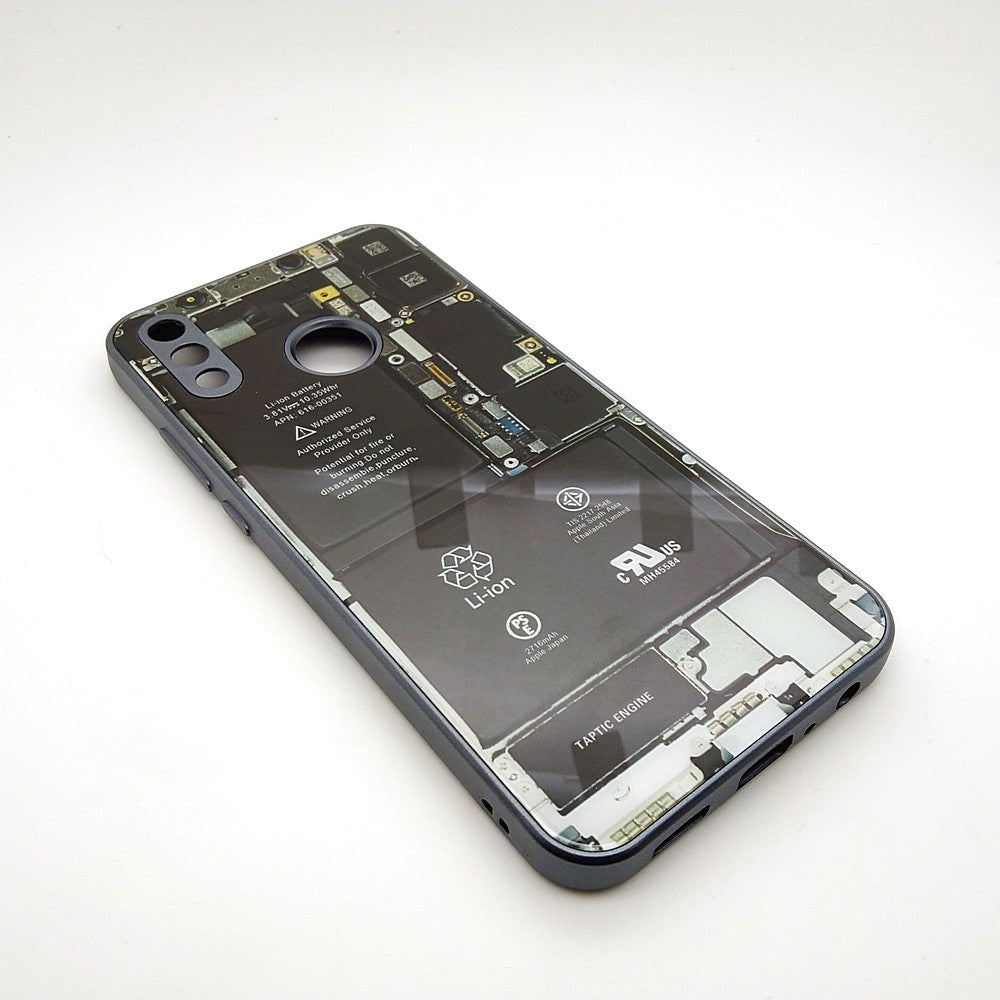 Circuit Board High Quality Hard Cover Full Camera Lens Protective Case for Huawei Y9 2019