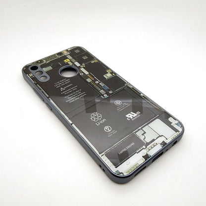 Circuit Board High Quality Hard Cover Full Camera Lens Protective Case for Huawei Y9 2019