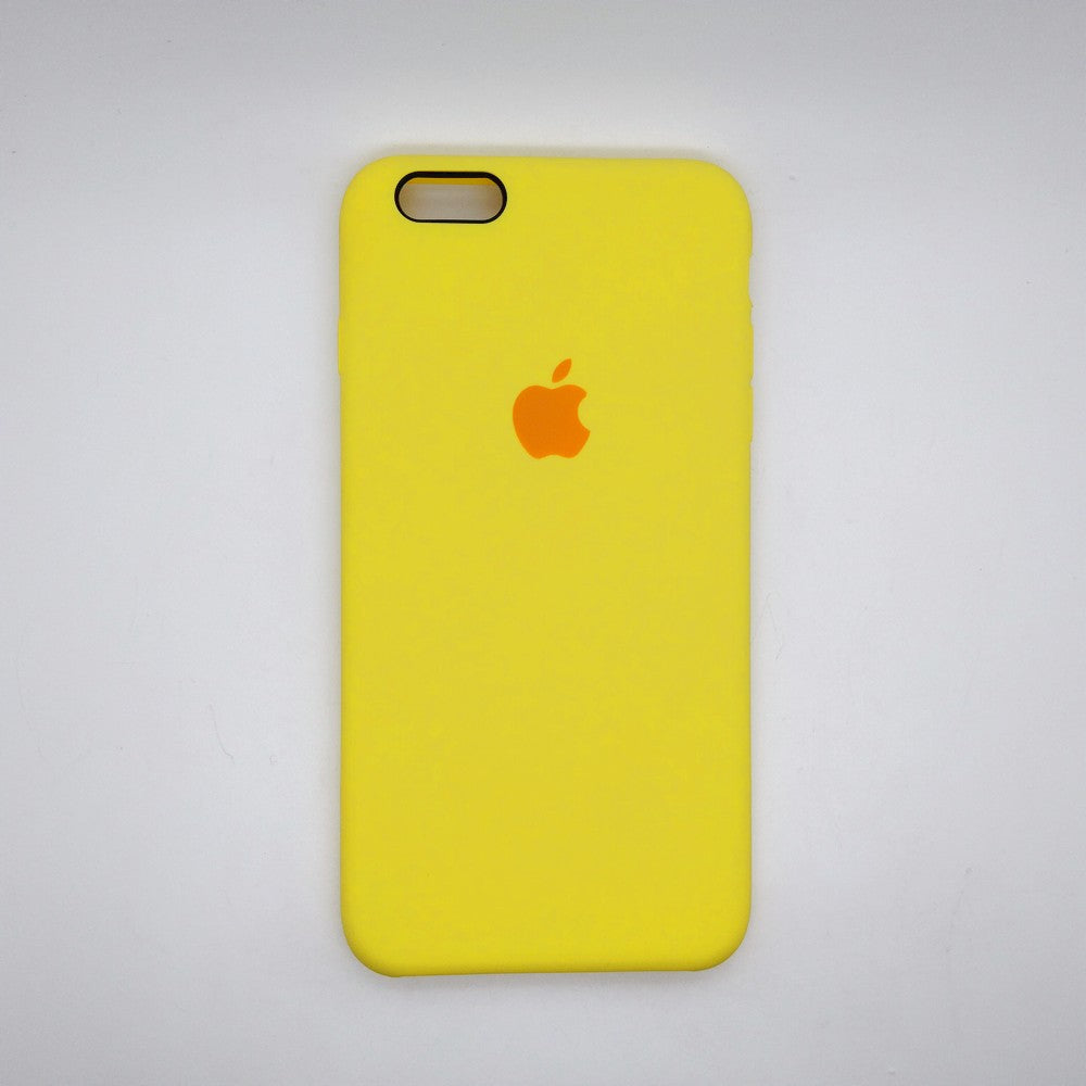 apple silicone case Velvet inner cover Hard back cover for iPhone 6 Plus / 6s Plus