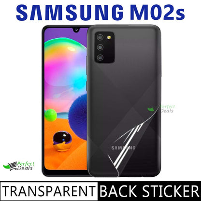 Clear Skin Back Sticker for Samsung Galaxy M02s