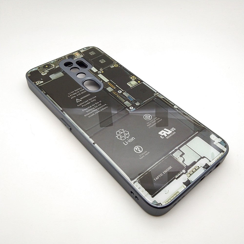 Circuit Board High Quality Hard Cover Full Camera Lens Protective Case for OPPO A9 2020