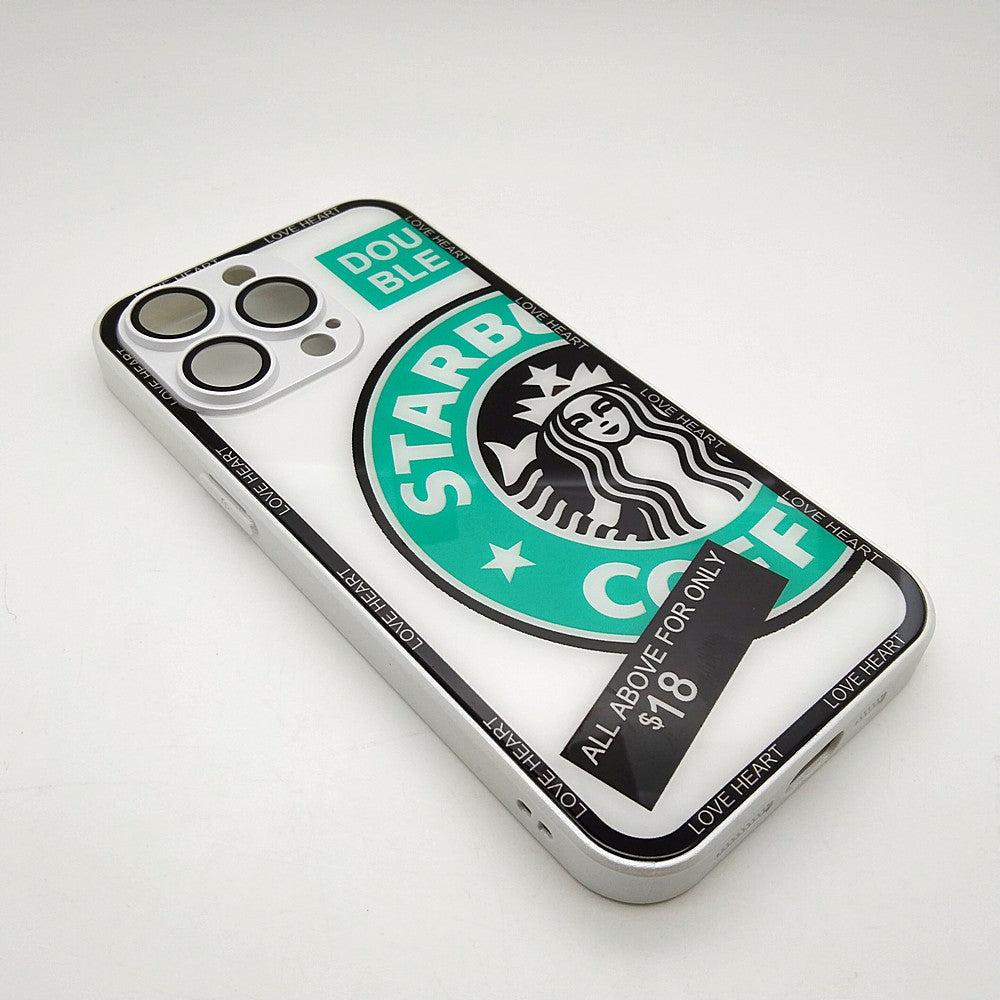Starbucks Full Camera Lens Protective Hard Shel PC Case For apple iPhone 13 Pro